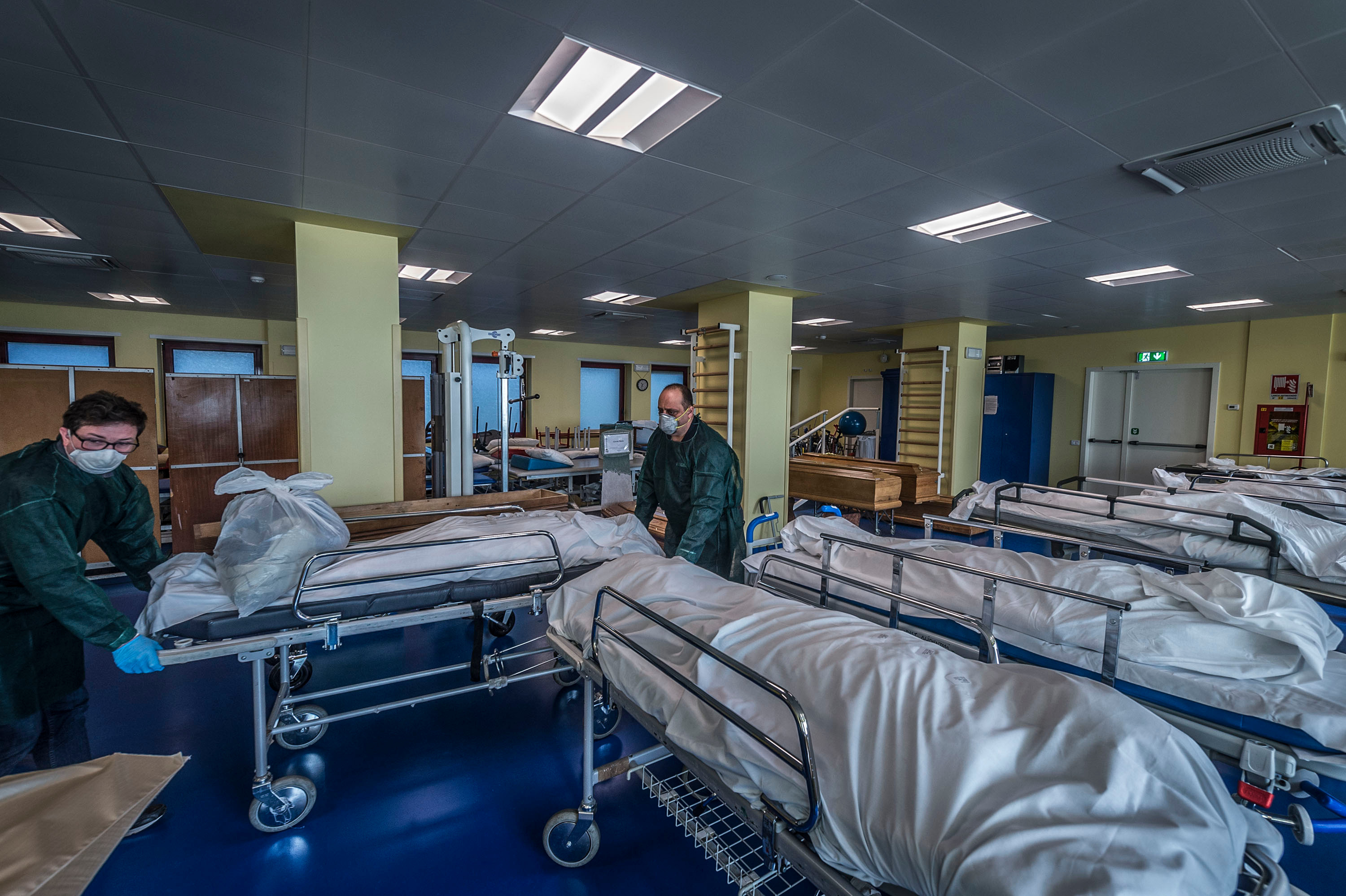 Больницы Covid-19 в Италии
